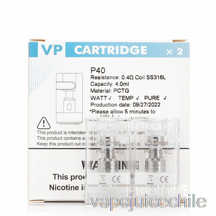 Vape Vhile Yihi Vp Cápsulas De Repuesto 0.4ohm P40 Cápsulas